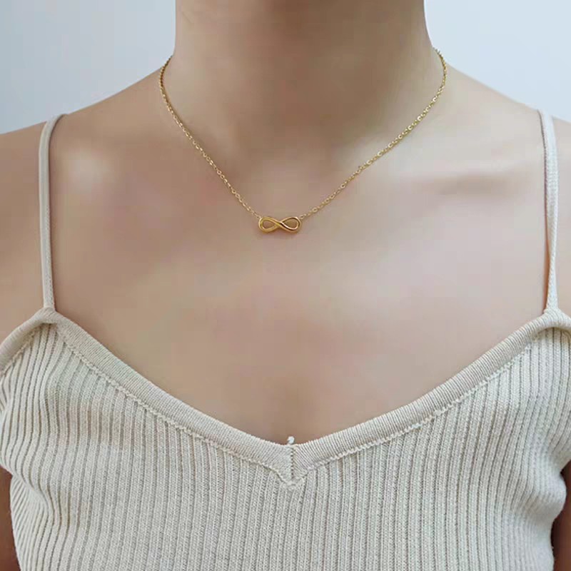 Dây Chuyền Thép Titan Mạ Vàng 18K Sang Trọng Thời Trang Cao Cấp