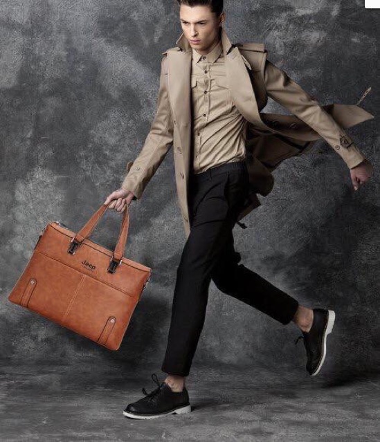 Túi da đựng LAptop, tài liệu sổ sách A4 thoải mái | BigBuy360 - bigbuy360.vn