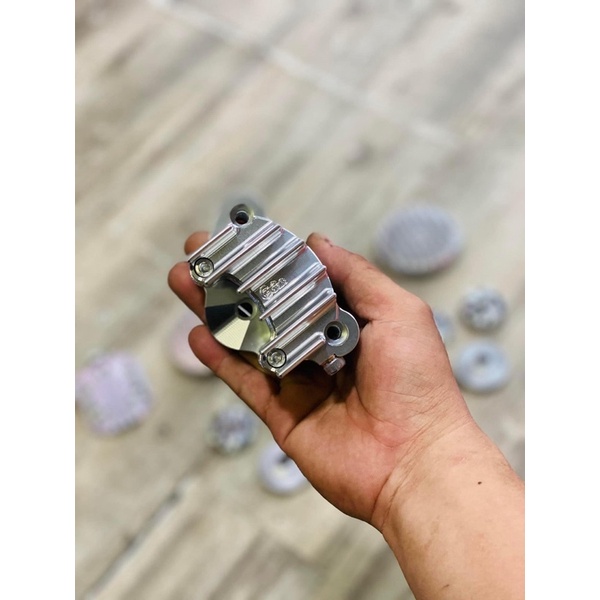 Nắp đầu bò nhôm cnc takegawa wave nắp tròn lớn / dream nắp tròn nhỏ