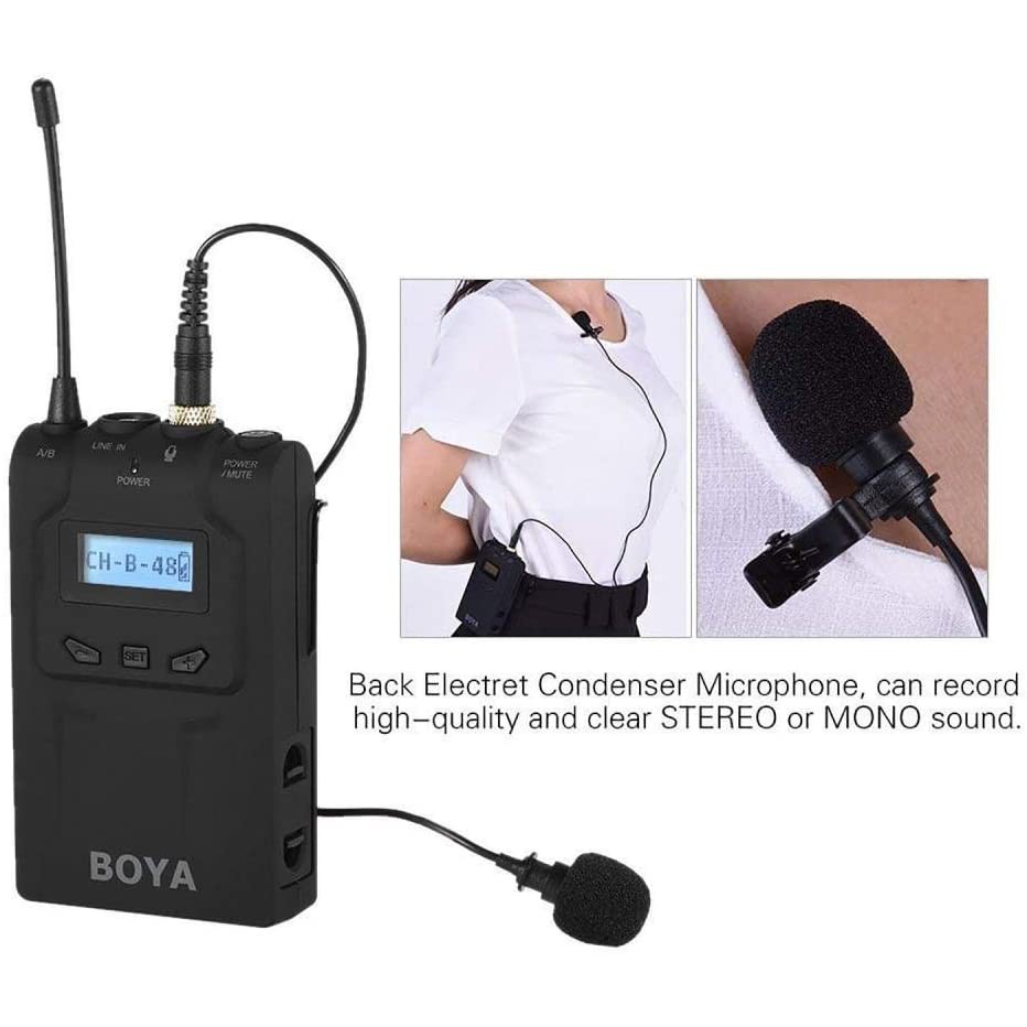 [Mã ELHACE giảm 4% đơn 300K] Bộ phát không dây dành cho Bộ mic By-WM8 Pro - BOYA TX8 PRO - UHF Wireless Transmitter