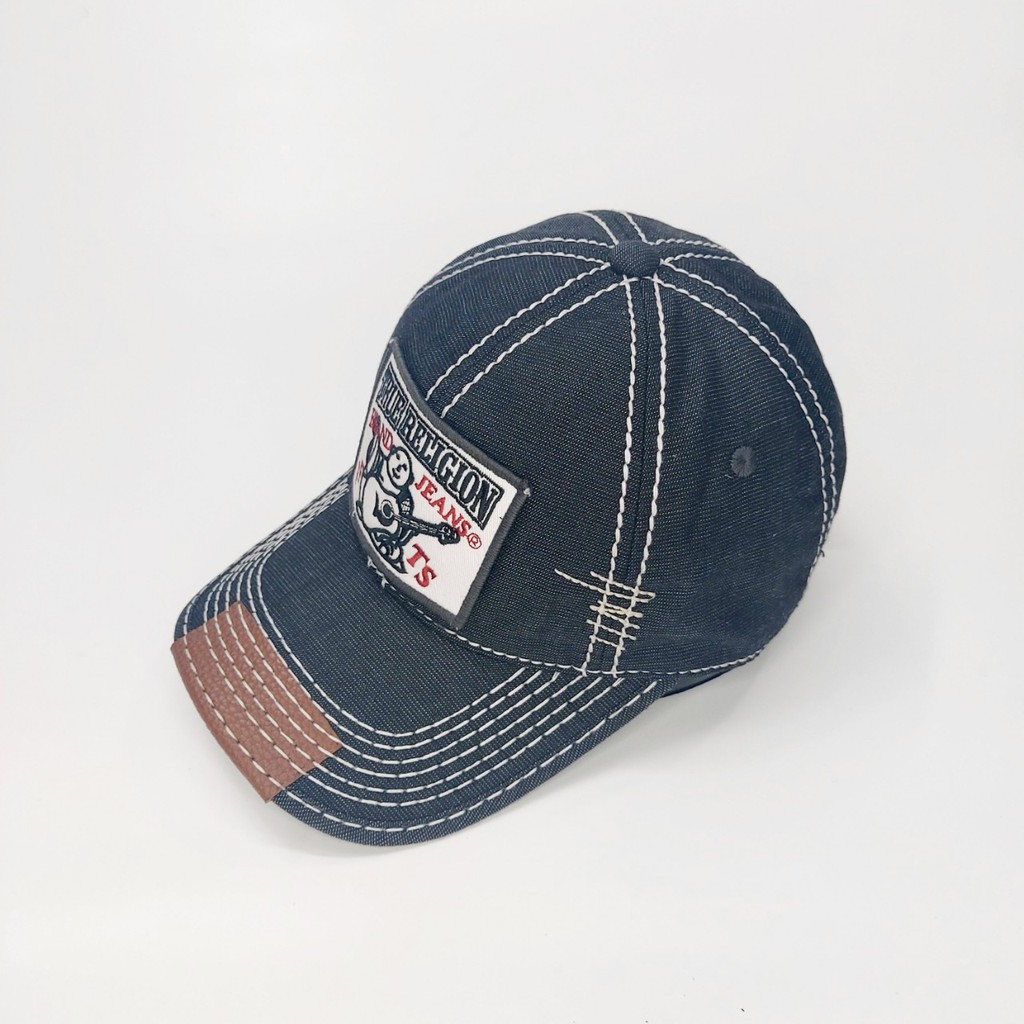 Nón kết ông địa true (Hang Hot) Mũ lưỡi trai thời trang thể thao cao cấp logo  thêu nổi màu đen  full cực đẹp