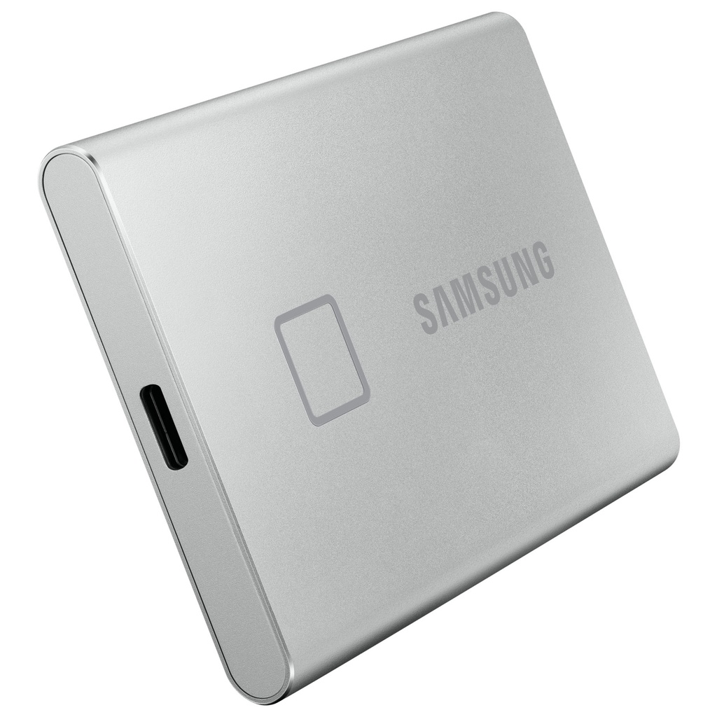 Ổ cứng di động SSD Samsung Portable T7 Touch 500GB (Bạc) -Hàng Chính Hãng