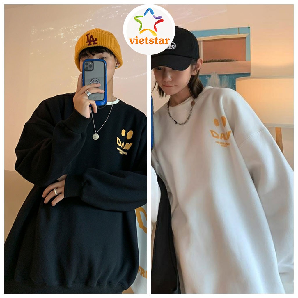 Áo hoodie form rộng DAMM áo sweater Unisex cá tính_VIETSTAR | WebRaoVat - webraovat.net.vn