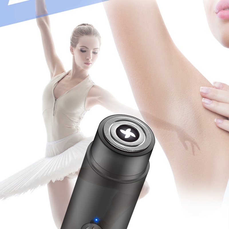 Máy Cạo Râu Chạy Điện Mini Lâu Trôi Có Thể Sạc Lại Dành Cho Nam Nữ