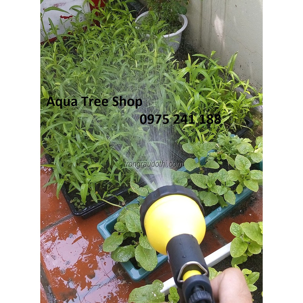 Vòi tưới cây Bosi 6 tùy chỉnh phun tưới (không bao gồm dây)