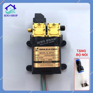 Máy Bơm Tăng Áp Tự Động SINLEADER 12V [Hàng Chuẩn] - 60W - Bơm Đôi Áp Lực 130PSI