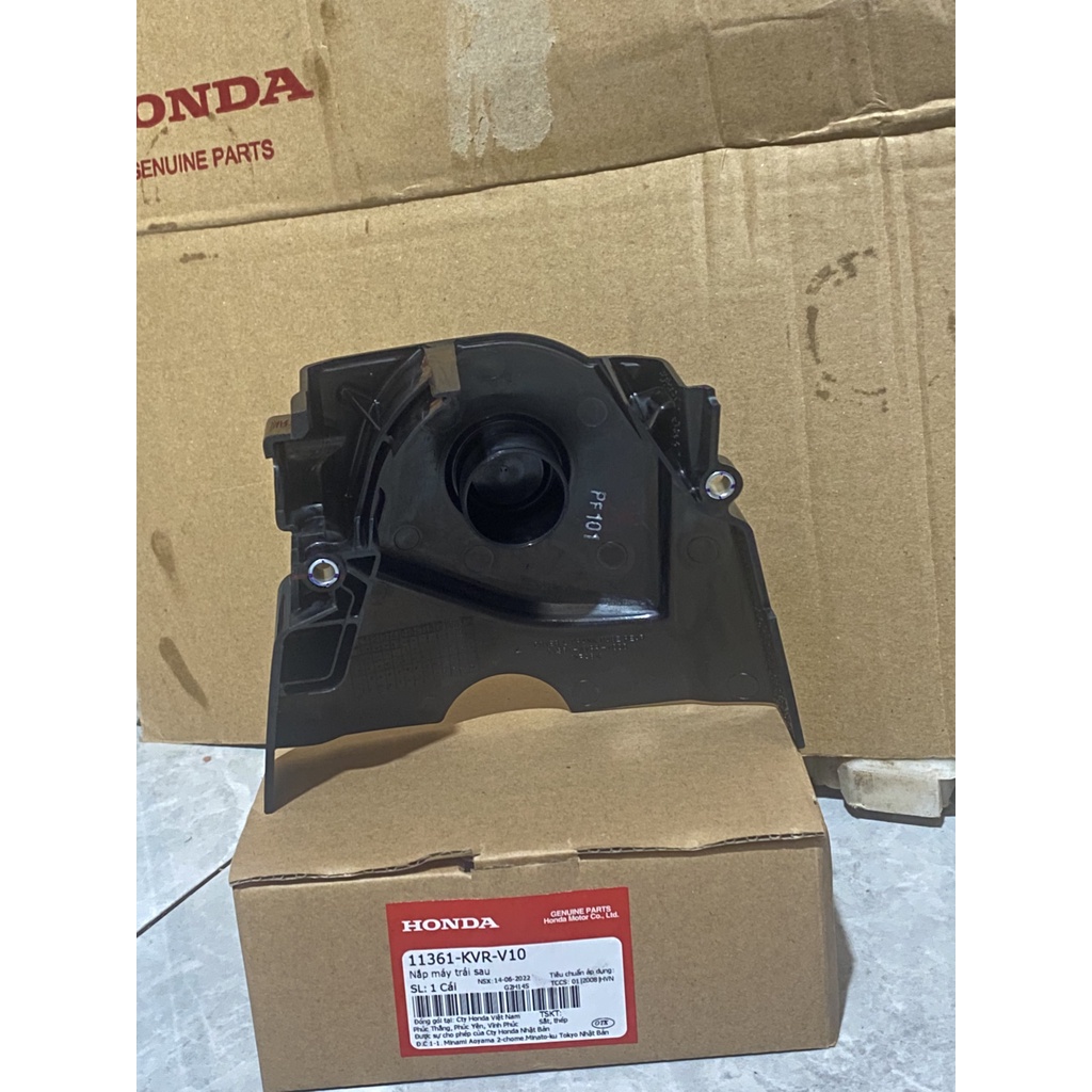 Nắp máy sau bên trái - Mang cá HONDA WAVE A100 mới màu đen, hàng chính hãng Honda.