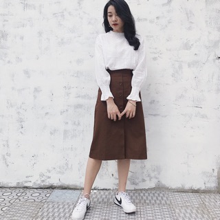 Set sơ mi ren
