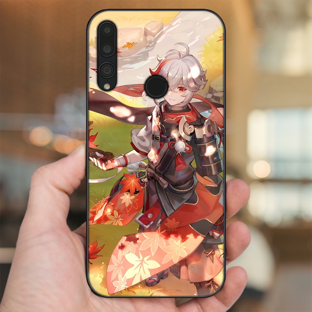 Ốp lưng Huawei Y9 Prime 2019 viền đen in hình Kazuha Genshin Impact