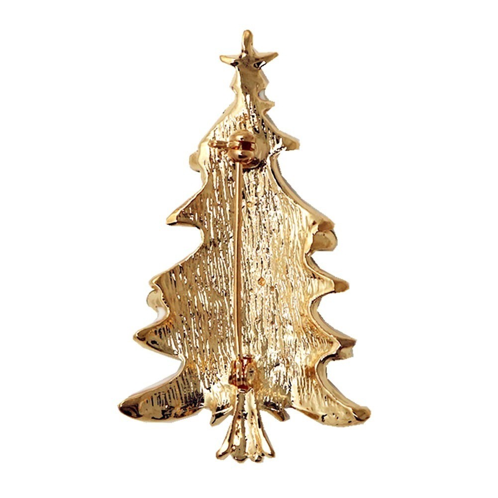 Fashion Christmas Tree Brooch Pin Cute Jewelry Christmas Gift