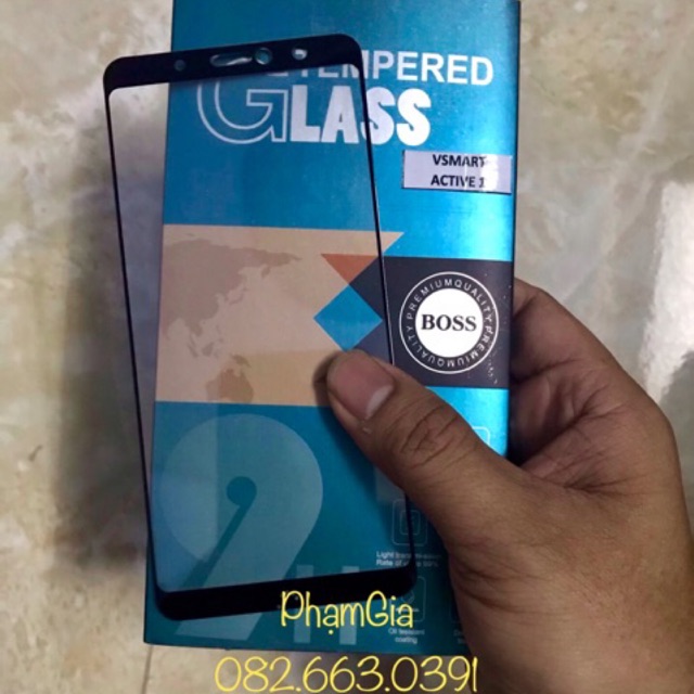 Kính cường lực Vsmart Active 1 full màn hình