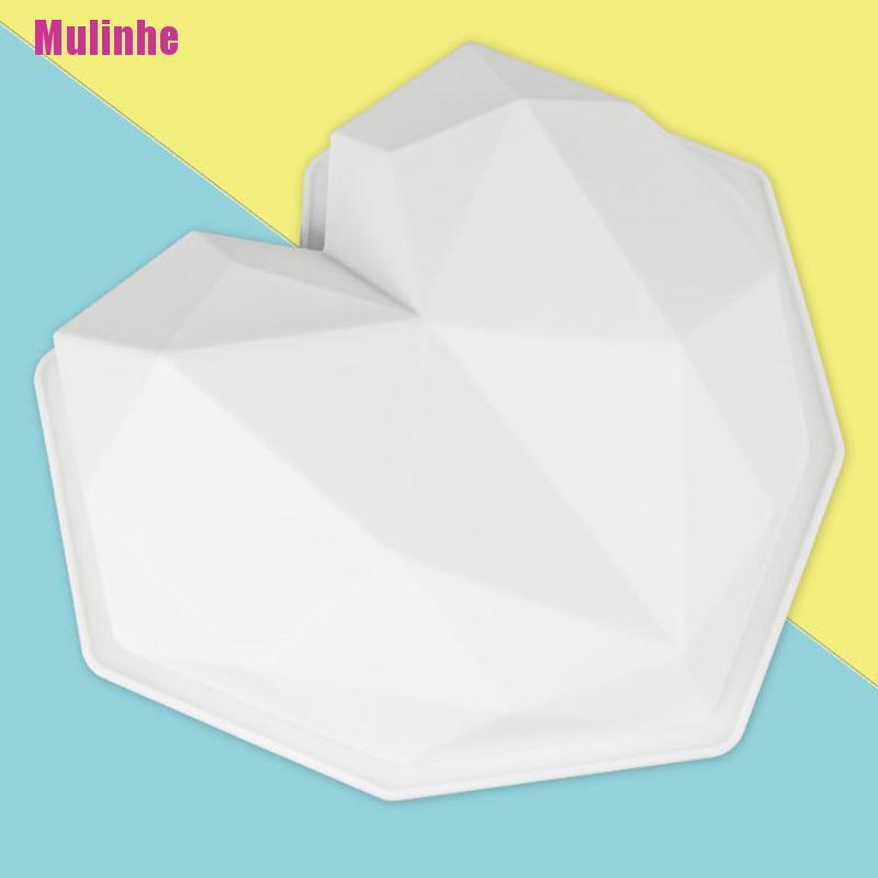 Khuôn Silicone Làm Bánh Tráng Miệng Hình Trái Tim 1 Cái