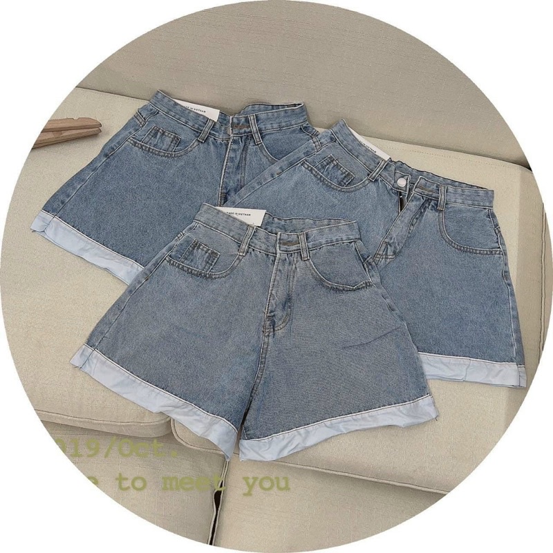 Quần short jean ống xèo  alohashop91
