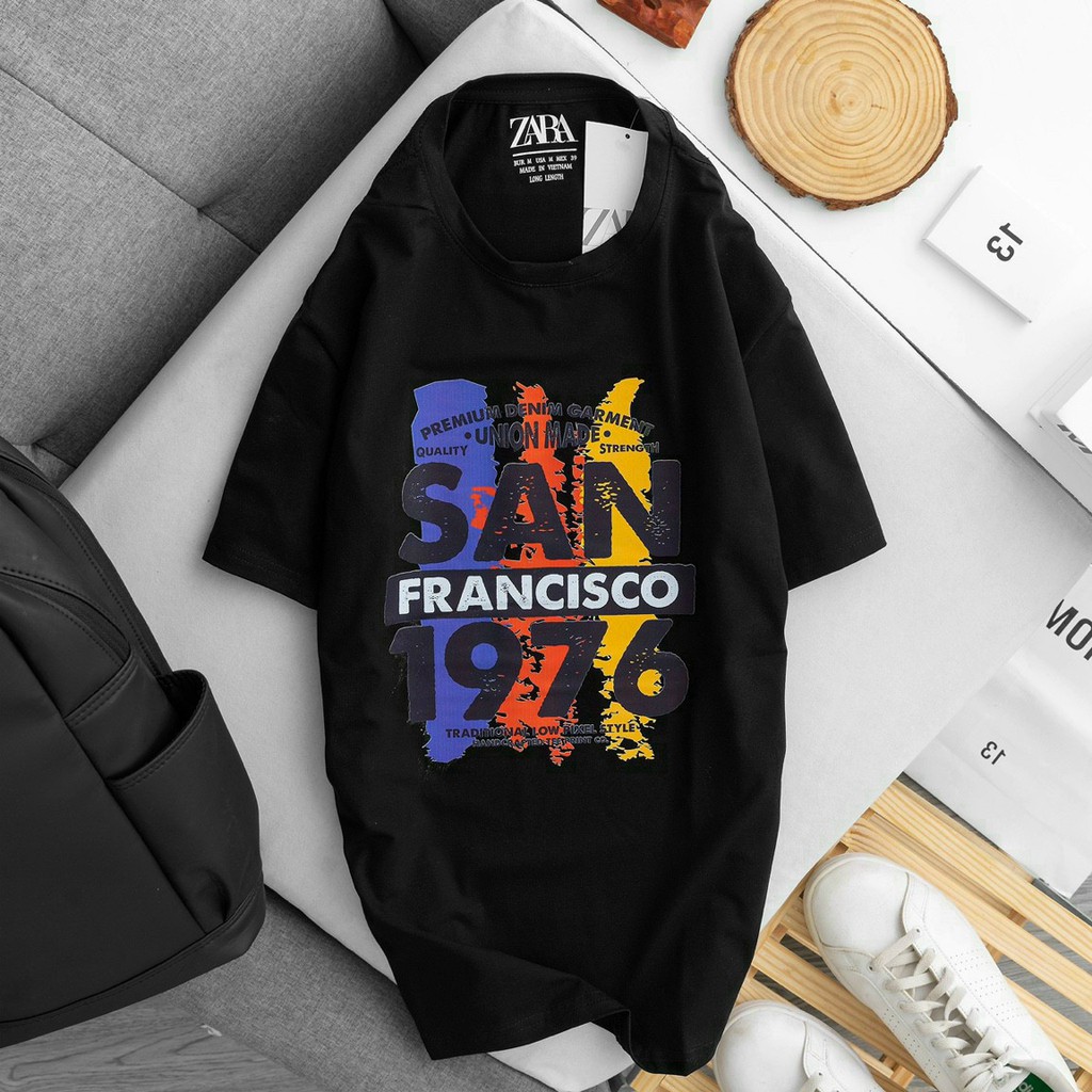 Áo Phông Nam Nữ Unisex Tay Ngắn USA Cotton 4 Chiều Local Brand Chính Hãng Áo Phông Có Big Size