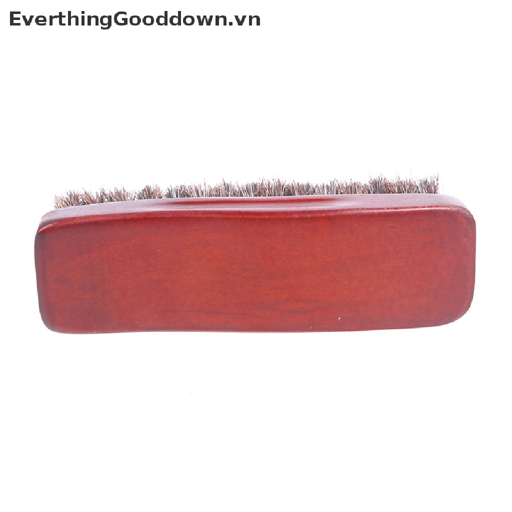 Bàn Chải Đánh Bóng Giày Bằng Lông Ngựa Gỗ Tự Nhiên