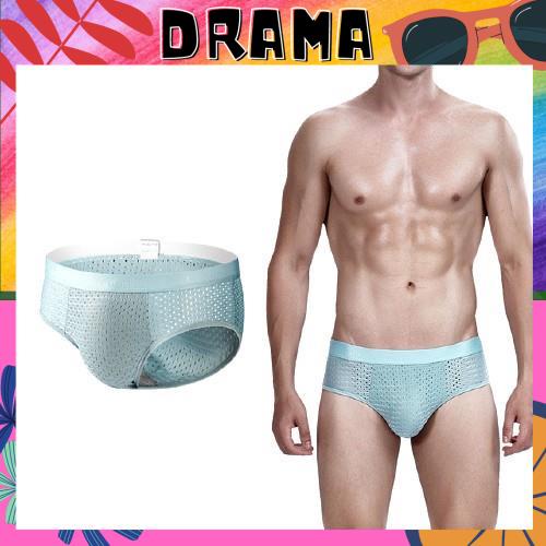 Quần lót nam tam giác, quần sịp nam thun lạnh cao cấp Thiết kế lỗ thoáng và co giãn tối đa, PHỤ KIỆN DRAMA SIP008