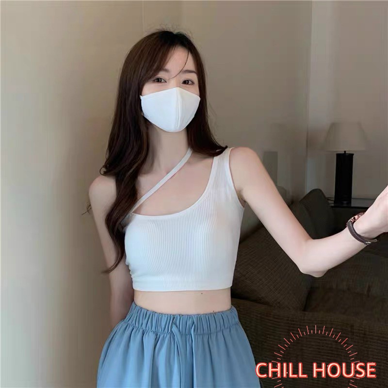 Bra 2 dây tạo kiểu chất cotton gân tăm cá tính, trẻ trung 9030