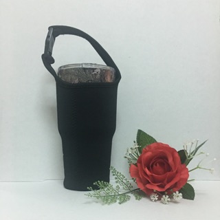Phụ kiện 2 món dây đeo và túi xách cho ly yeti 900ml màu đen truyền thống