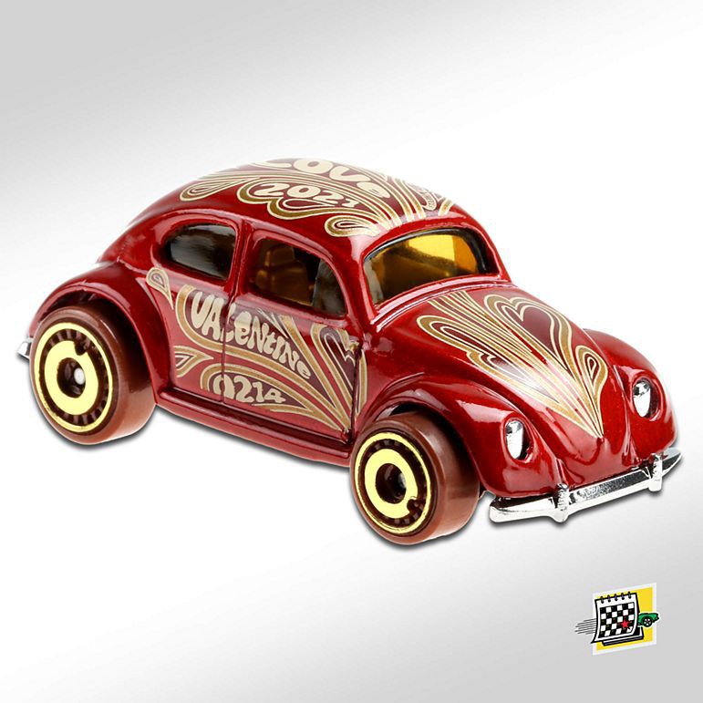 [New] Xe mô hình 1:64 Hot Wheels Basic Holiday Racers 2021 - Volkswagen Beetle GRY79