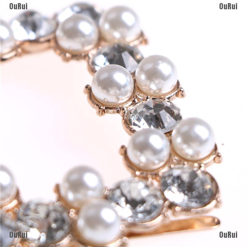 Phụ Kiện Ngọc Trai Giả Trang Trí Giày Sang Trọng Cho Nữ