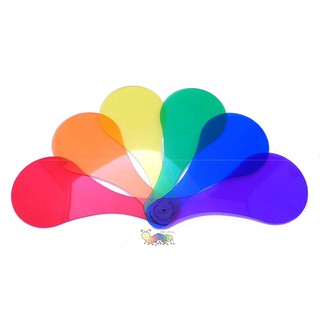 Six Color Paddles Tablets Children - Bộ 6 màu cơ bản dạy trẻ về màu sắc