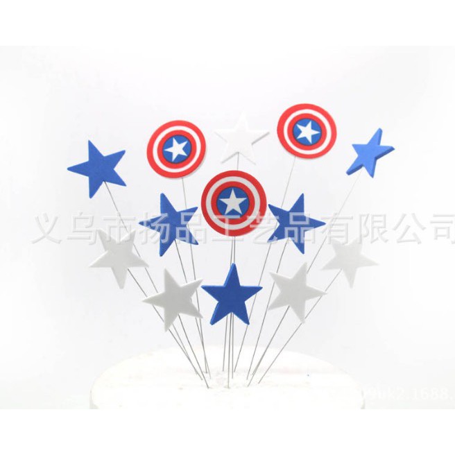 Set que cắm kim loại siêu anh hùng