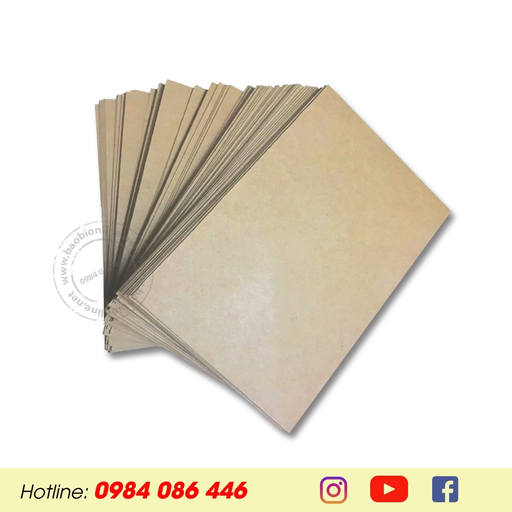 BAO THƯ KRAFT NHẬT NẮP CHÉO 22 x 12 CM CÓ SẴN ĐỊNH LƯỢNG 160GSM - BAOBIONLINE