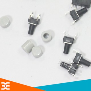 Nút Nhấn 4 Chân A65 đen 6x6x10mm