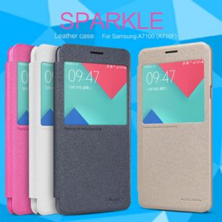 Bao da Samsung A710 chính hãng Nillkin Sparkle