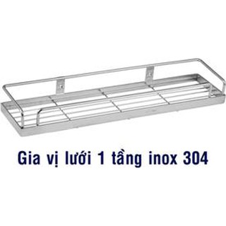 Rổ để gia vị lưới, ke gia vi đa năng inox304