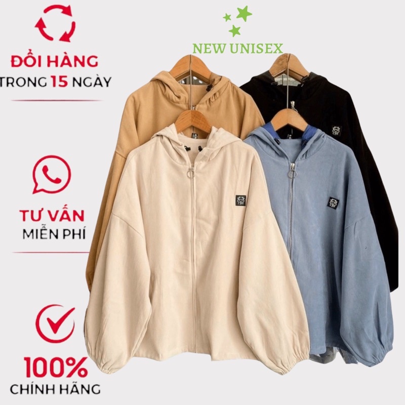 Áo Khoác Nữ Da Lộn 2 Lớp Dày Dặn Logo Thêu Form Rộng Siêu Hot - TP19 [NewUnisex]