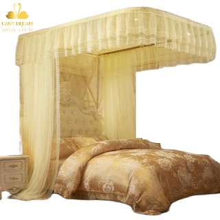  Màn khung không khoan tường EASY DREAM  mùng ngủ  chống muỗi vải tuyn khung inox cao cấp  kết hợp với hợp kim nhôm 