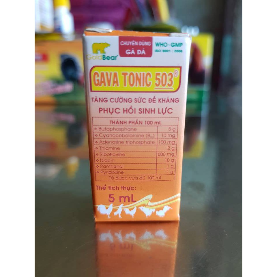[ Hàng Chính Hãng]  Gava tonic 503 100ml và 5 ml