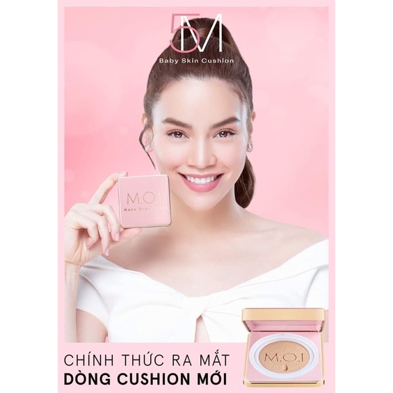 [ĐỦ MÀU] PHẤN NƯỚC CUSHION 5M M.O.I Cosmetic Hồ Ngọc Hà (chuẩn chính hãng)