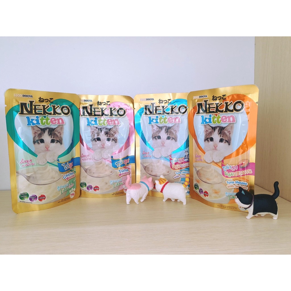 𝗨𝗿𝗯𝗮𝗻_𝗡𝗲𝗸𝗸𝗼 𝗞𝗶𝘁𝘁𝗲𝗻_pate cho mèo con - Hàng Thái