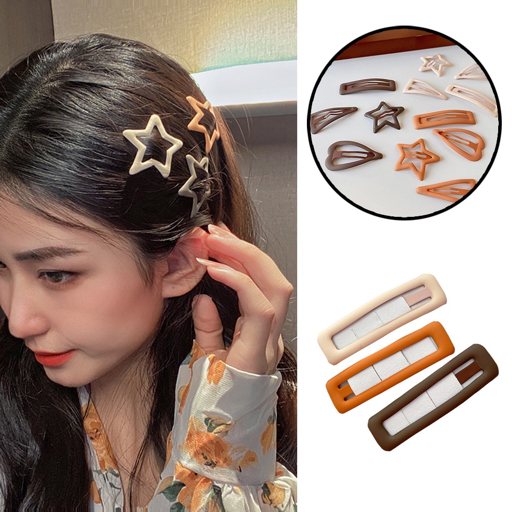 Kẹp Tóc Kim Loại Hình Ngôi Sao Năm Cánh Thời Trang