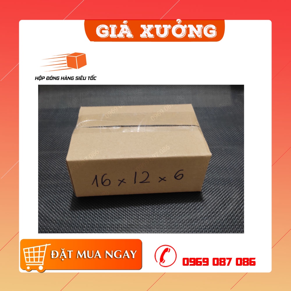 16x12x6 1 Hộp carton đóng hàng