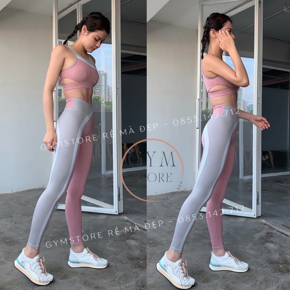 Bộ Đồ Tập Gym Yoga Nữ Sexy ❤️𝐇𝐀̀𝐍𝐆 𝐗𝐈̣𝐍❤️ Set Đồ Thể Thao Thun Bền Đẹp Co Giãn Thấm Hút Mồ Hôi Rẻ Đẹp 𝐆𝐘𝐌𝐒𝐓𝐎𝐑𝐄