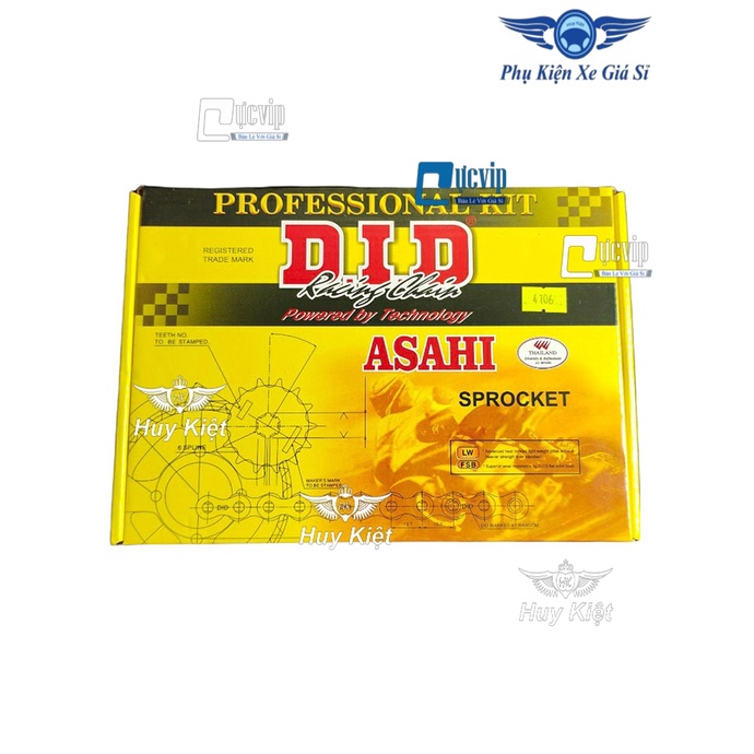 Bộ Nhông Sên Dĩa Sirius Xăng Cơ, Sirius RC DID ASAHI ThaiLand MS4110