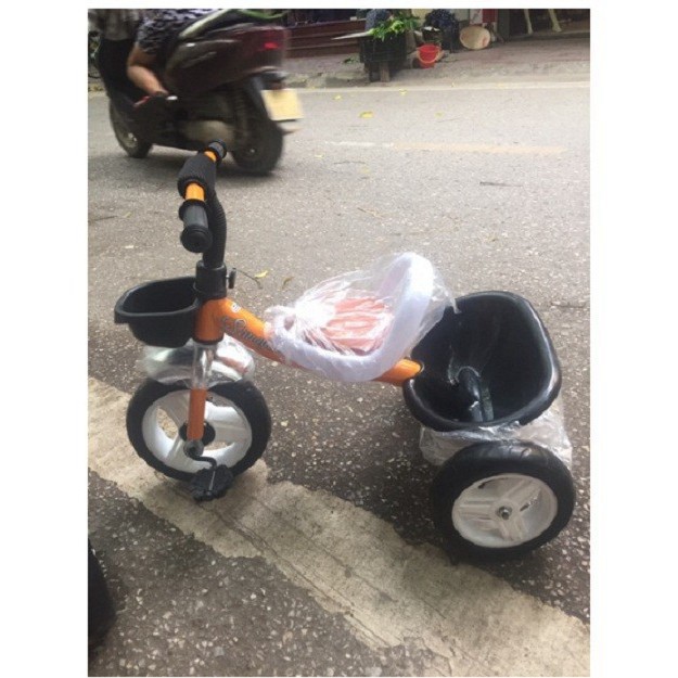 [GIÁ RẺ]Xe ba bánh trẻ em giá rẻ - Xe tập đi - Xe ba bánh có giỏ - Xe có bàn đạp - Yên mềm