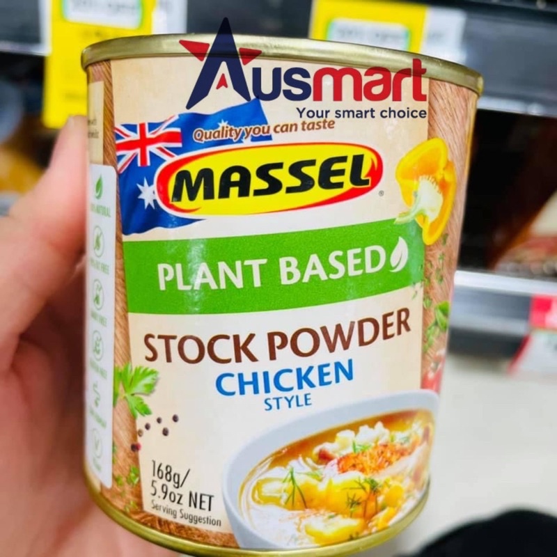 Hạt nêm chay không bột ngọt Massel (Úc) cho bé ăn dặm trên 1 tuổi/ người ăn chay