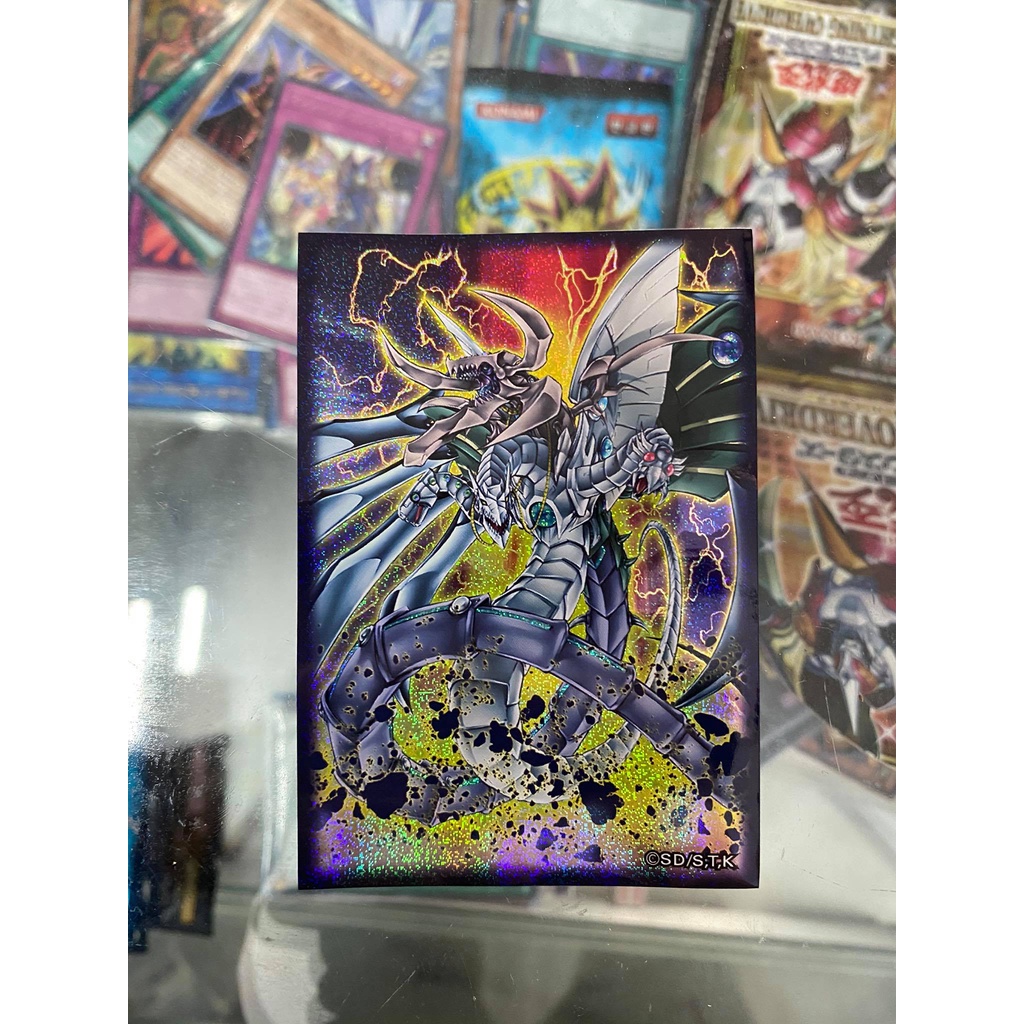 [ Dưa Hấu Yugioh ] Bọc bài lẻ chính hãng Yugioh Size - Cyberdark End Dragon - Sleeve 6,3cmx9cm