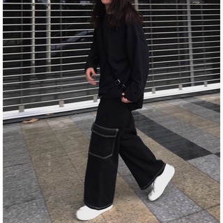 Quần cargo ống rộng (hình thật)