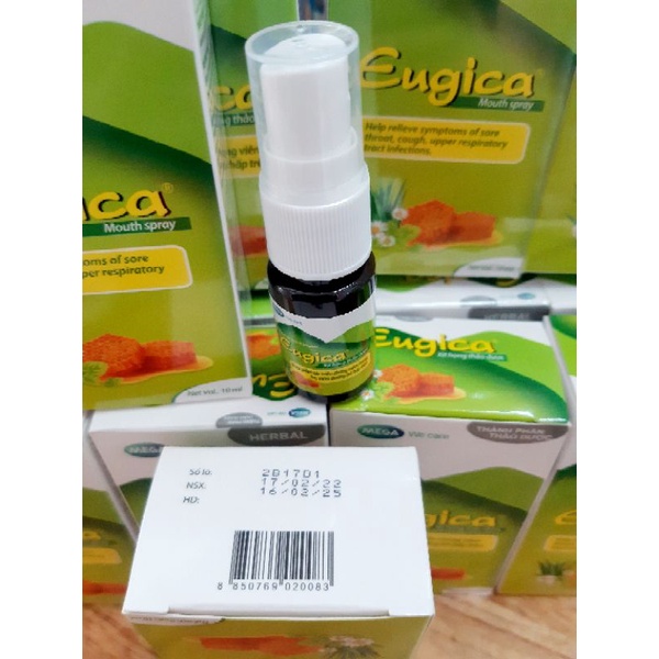 ✅ XỊT HỌNG THẢO DƯỢC EUGICA 10ML