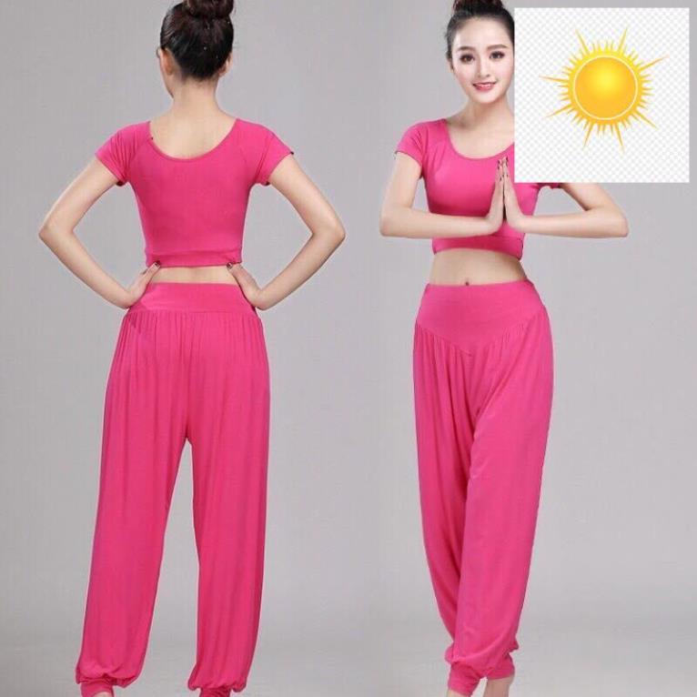 🤼🤺 Bộ đồ tập Yoga Alibaba, quần áo tập Yoga Zumba Aerobic cotton lạnh thấm hút mồ hôi hàng cao cấp 🤼🤺
