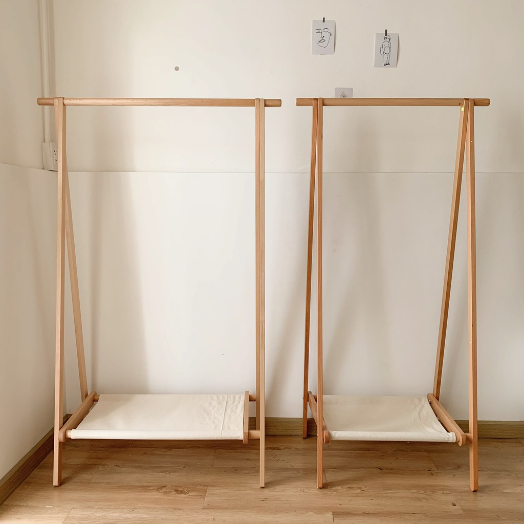Giá treo quân áo vải bố
