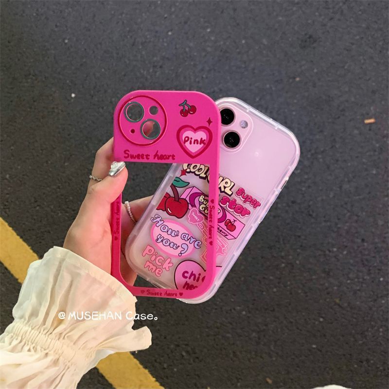 Phù Hợp Ốp Điện Thoại Trong Suốt Hai Trong Một Cho iPhone13 iPhone 11 pro iPhone13promax12 11 xr xsmax