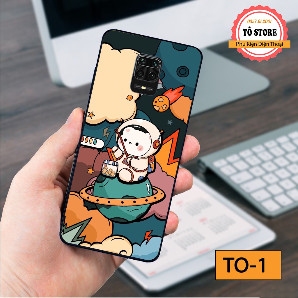 Ốp lưng Xiaomi Redmi 9 / Redmi Note 9 / Redmi Note 9S / Redmi Note 9 Pro - Ốp lưng Xiaomi in hình phi hành gia vũ trụ