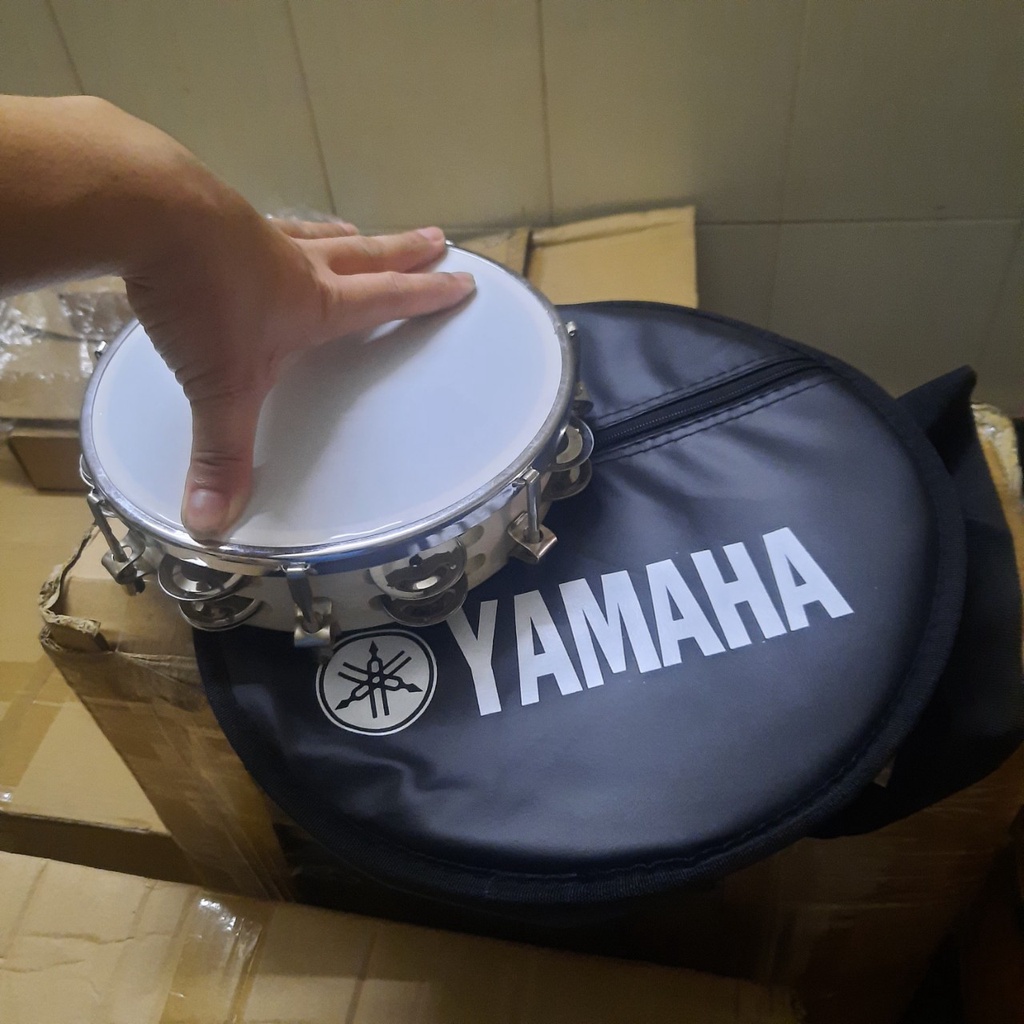 Trống lục lạc gỗ 20cm