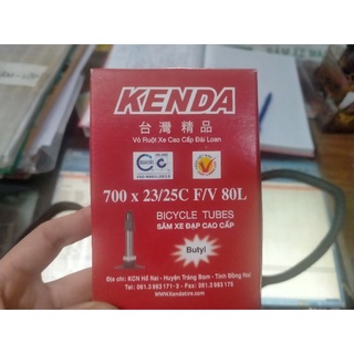 RUỘT (SĂM) XE ĐẠP ĐUA KENDA 700X23/25C VAN FV 80L CÓ HỘP